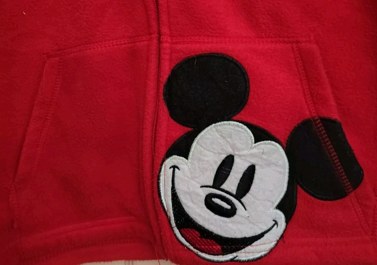 Disney Red 1X 💯% Polyester Spring / Fall Jacket - image 3
