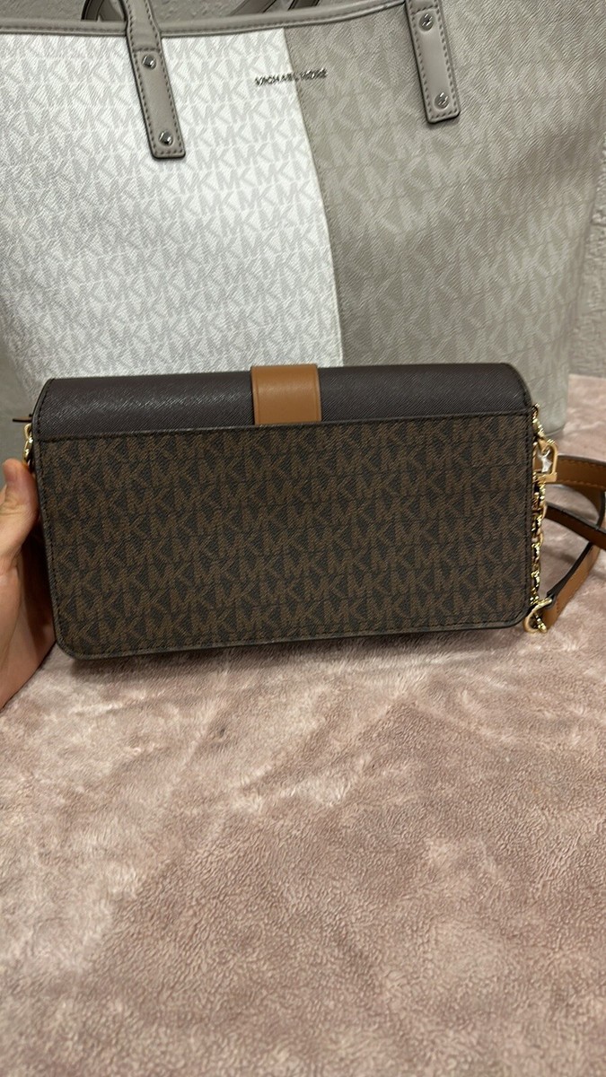トートバッグ Michael Kors SS25 (30R5G9OS1B 252BRN ACORN) Michael Kors handbag for women Veronica satchel medium