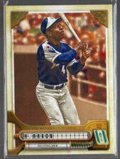 2022 Topps Gypsy Queen Missing Black Plate #319 Hank Aaron SP 
