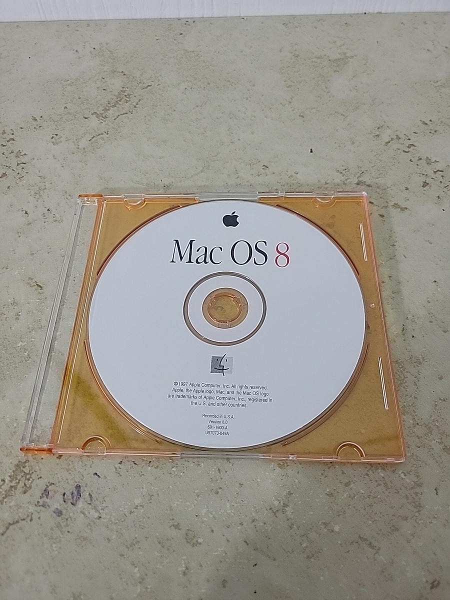 Apple Mac OS 8 Install CD Version 8.0 1998 Apple Computers | eBay