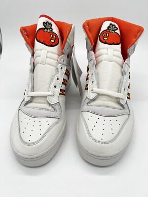 Size 10.5 - Adidas Rivalry High Halloween - Jack OLantern NWB | eBay