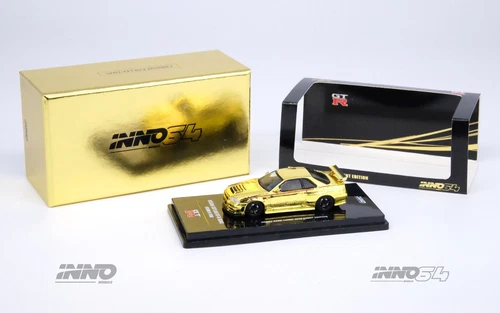 Inno64 Nissan GT-R R34 Nismo R-Tune GTR Bejing expo chrome black gold sliver - Picture 3 of 12