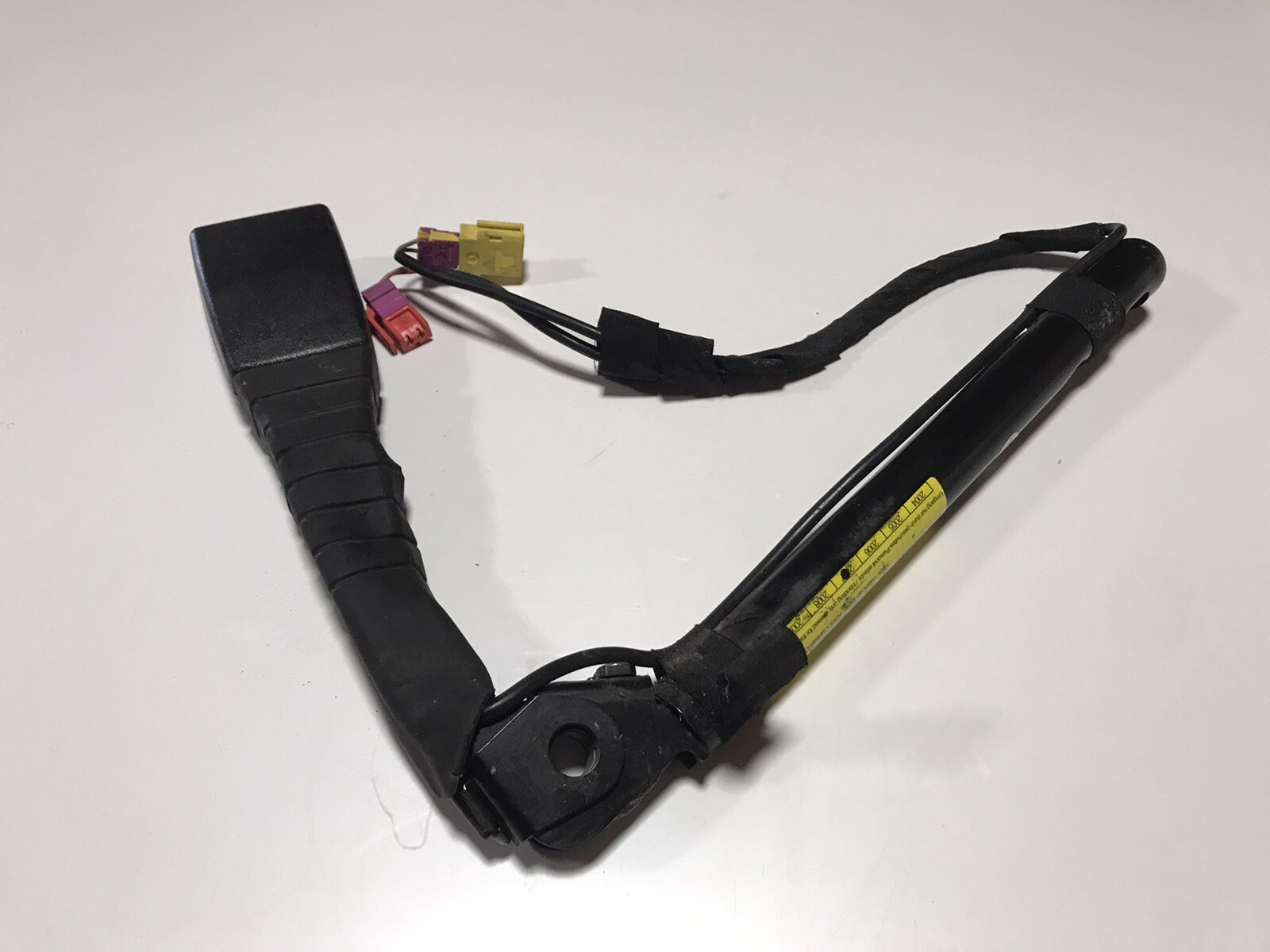 LAMBORGHINI MURCIELAGO ROADSTER PASSENGER RIGHT SEAT BELT BUCKLE OEM 417857447
