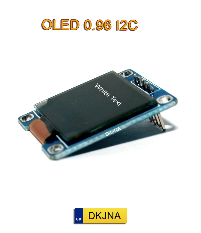0.96 OLED 128X64 I2C White/Blue/Yellow SSD1306 Display Arduino ESP8266 ESP32 - Image 4 of 4