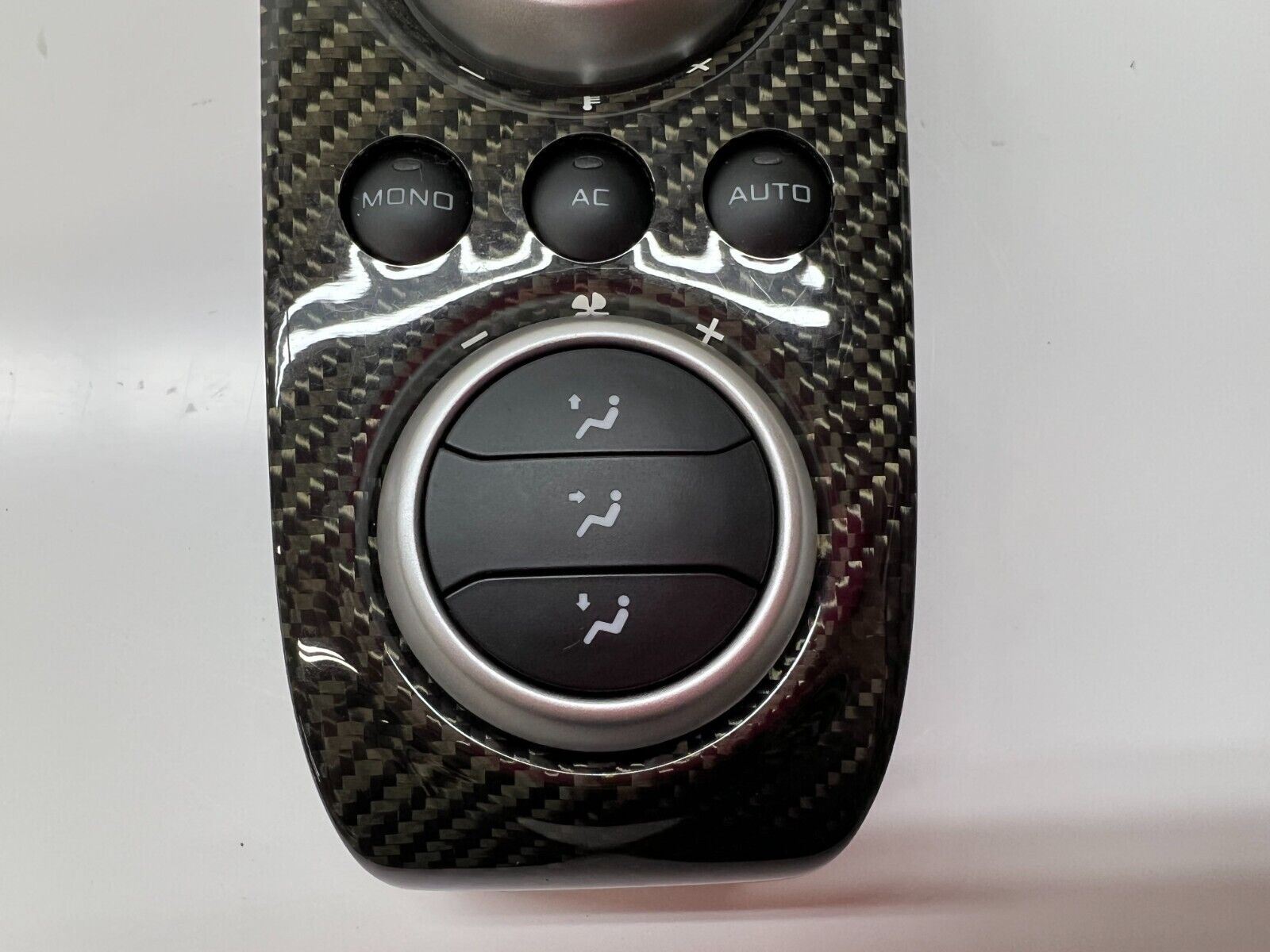 MCLAREN MP4-12C DOOR CONTROL SWITCH AC CONTROL CARBON FIBER OEM 11M1249CP