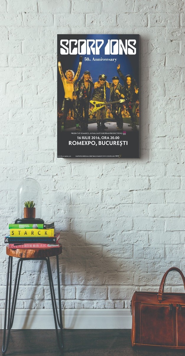 THE SCORPIONS CONCERT POSTER QUALITY PHOTO PAPER/CANVAS R423 | eBay