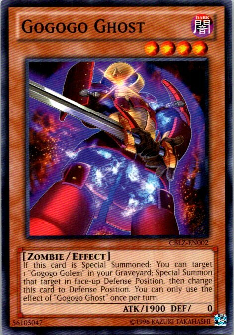 【GOGOGO】 Gogogo Ghost CBLZ-EN002 Yu-Gi-Oh! Card Light Play Unlimited | eBay