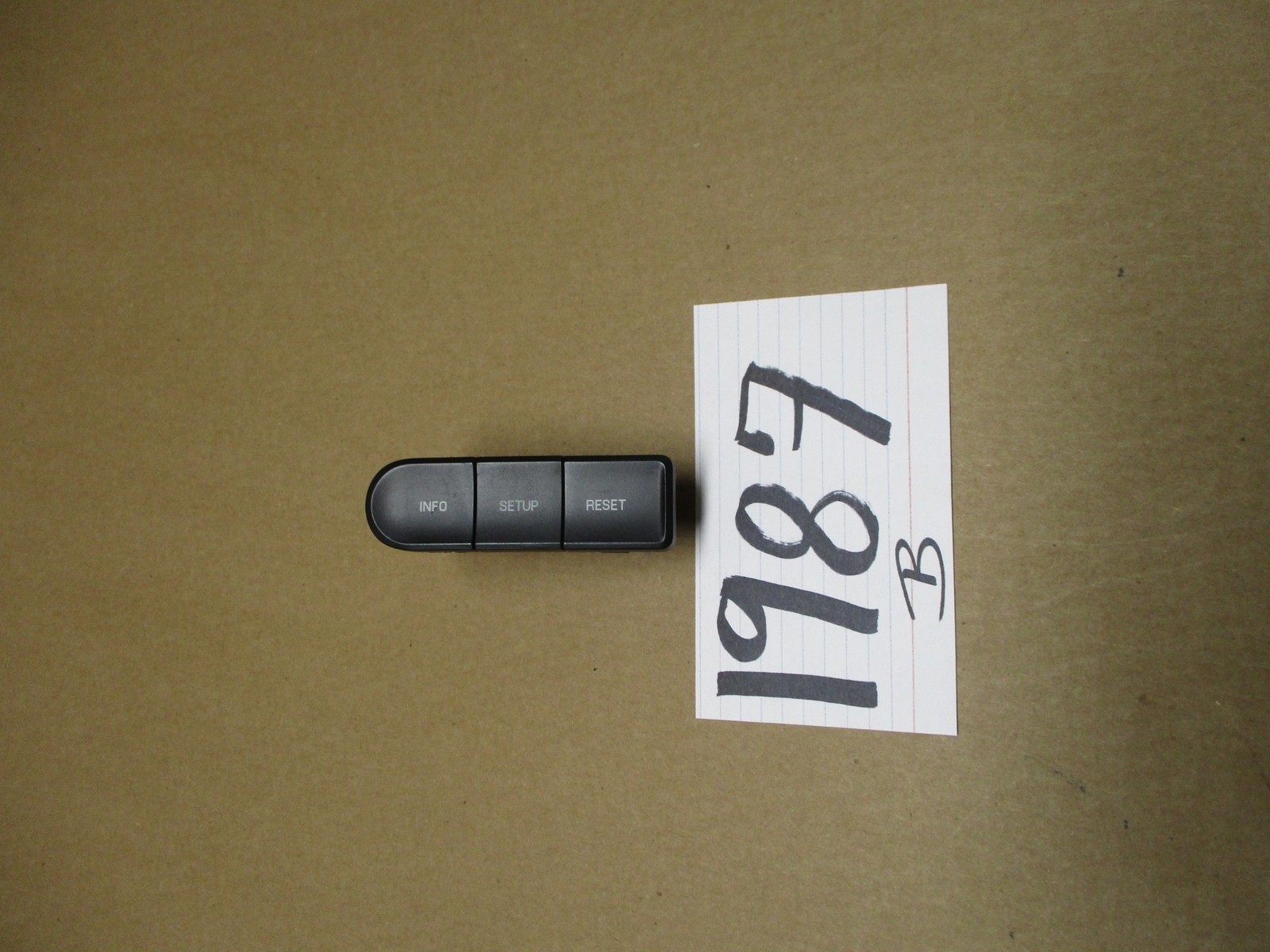 07 08 09 10 Ford Focus Used Info/Setup/Reset Switch #1987-B
