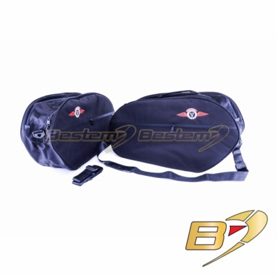 Kawasaki Vulcan 1700 Nomad / Voyager Saddlebag Side Case Liner Bags Liners Black
