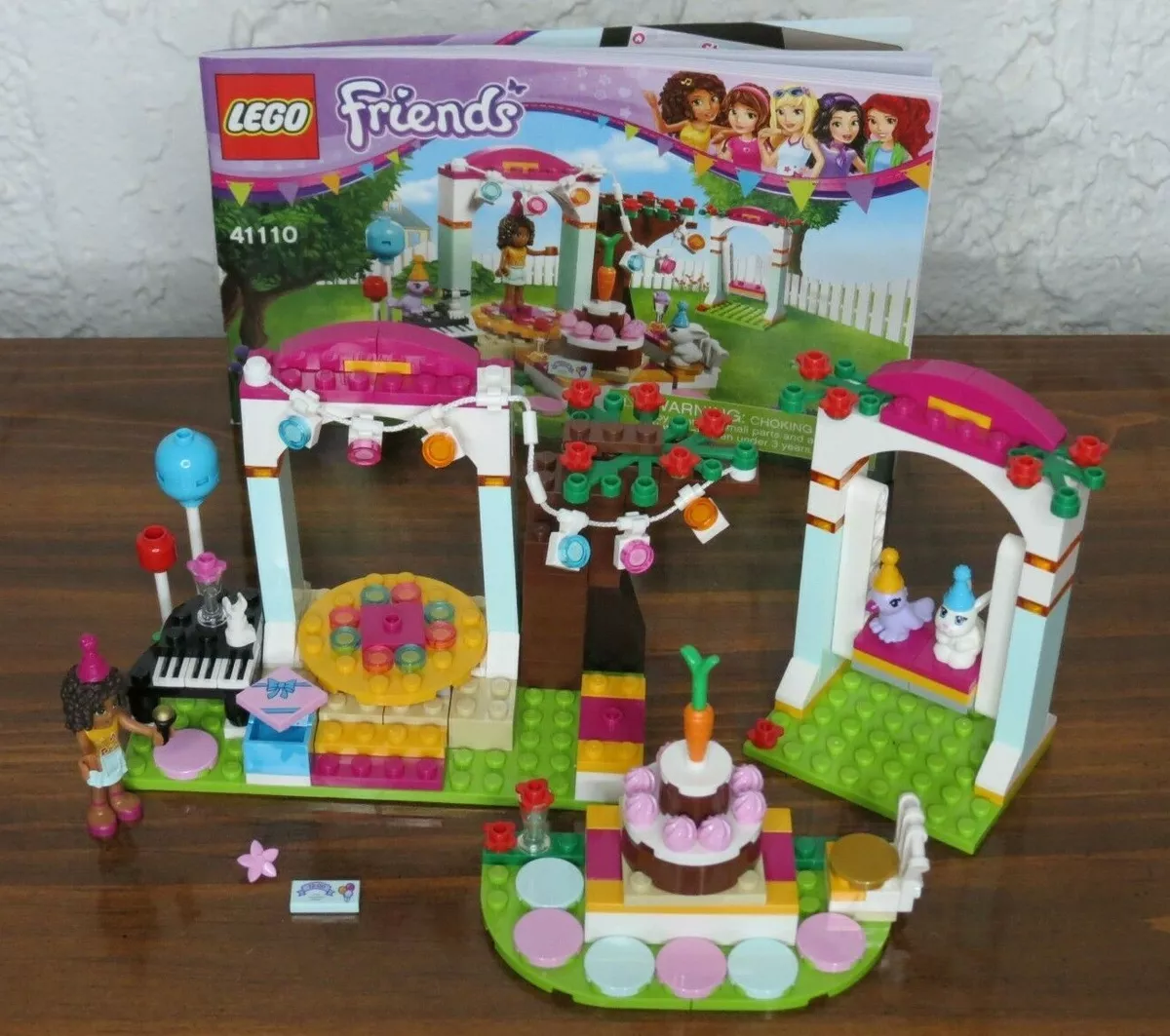 måle Skråstreg Labe LEGO Friends #41110 Birthday Party Andrea Bunny Bird (191 Piece) | eBay