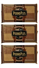 TRADER JOE'S Pound Plus Belgium Dark Chocolate Bar 3 HUGE PACKS