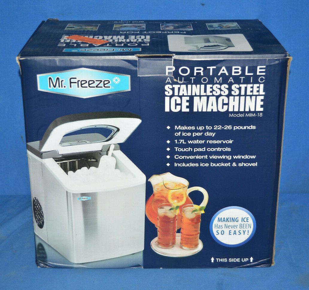 Mr Freeze MIM-18 Silver Portable Ice Maker | eBay