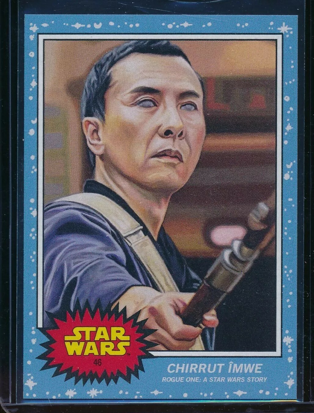 2019 Topps Star Wars Living Set #46 Chirrut Imwe SP Card Short Print Rogue One