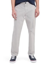  80 Tommy Hilfiger Men The Flex Chino Cotton Casual Pants -Drizzle Grey-32W 32L