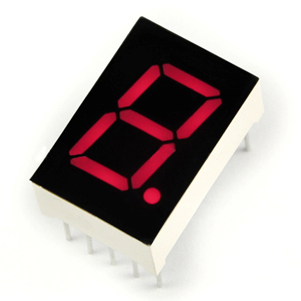 10 Pin 1.8 Pollici 1 B Dig Display A Led Rosso 7 Segmenti Catodo Comune Modulo Scheda Display Digale K Fai Da Te - Foto 6