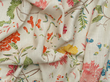 Andrew Martin Dzikie drewno Tkanina z kości słoniowej 137 cm szer. x 263 cm