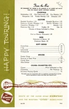 MILWAUKEE ROAD FROM THE BAR FOR TRAIN #23 (CHICAGO TO MILWAUKEE) - 1970's