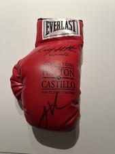 Ricky Hatton vs Jose Castillo 2007 Everlast Glove Signed By Both…Seidman LOA