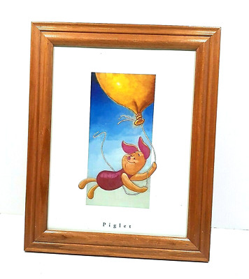 Piglet Flying Balloon Flight Art Print Disney Framed Art