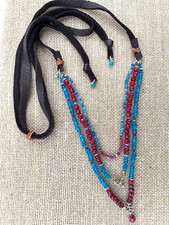    SUNDANCE CATALOG Necklace NEW "GLORY" Orig. 188. 3-Tier