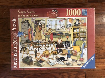 Ravensburger Puzzle Crazy Cats – 1000 Teile, Für Erwachsene & Kinder Ab 12