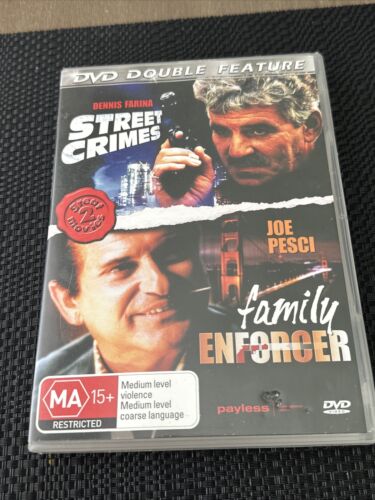 Street Crimes / Family Enforcer DVD Double Movie Drama Region 4 Free Aus Post - Picture 1 of 3