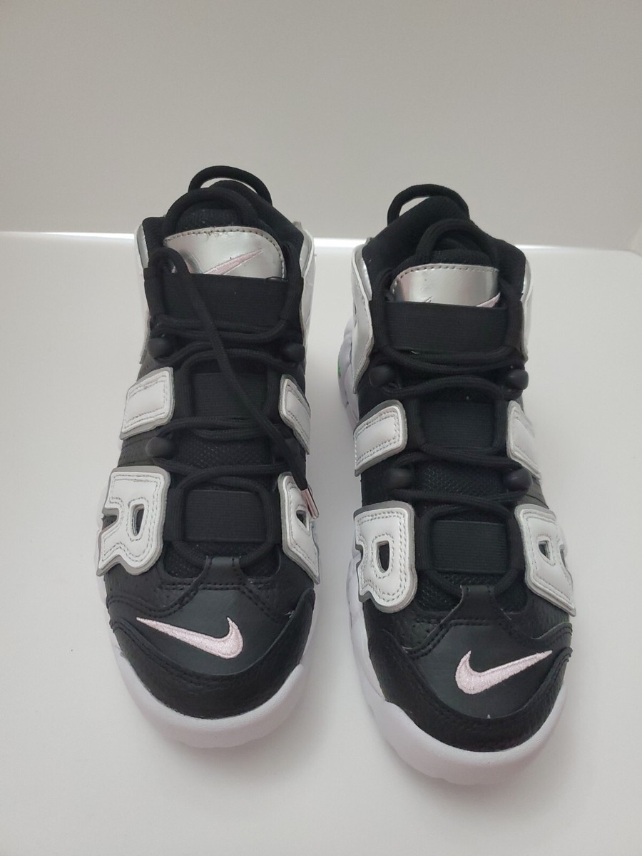 Nike Air More Uptempo White Black Green DN8008-001 Women's Size