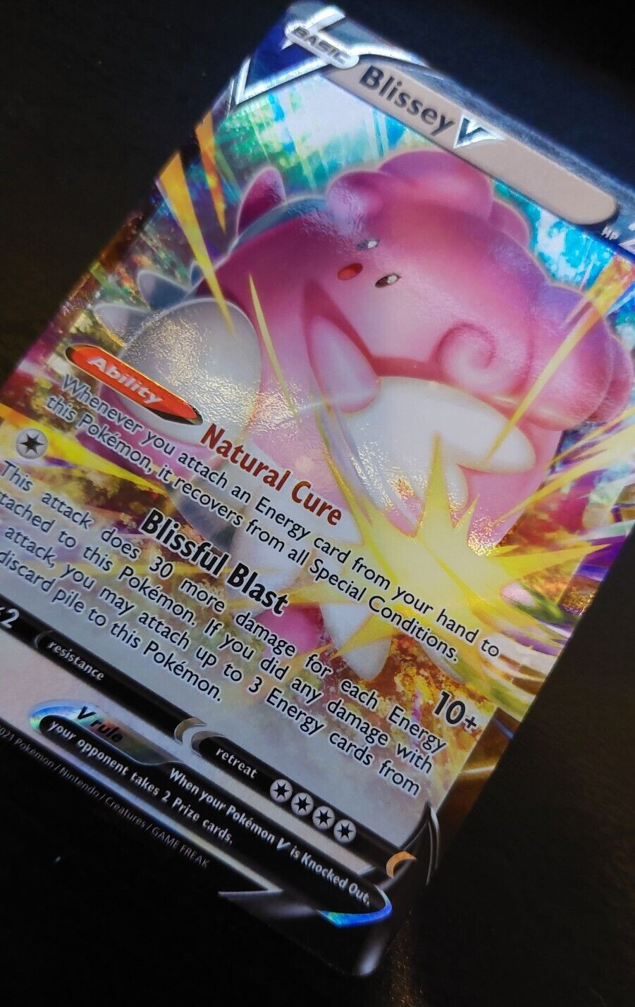 Blissey V 119/198 Full-Art Pokemon card (Lightly Played)