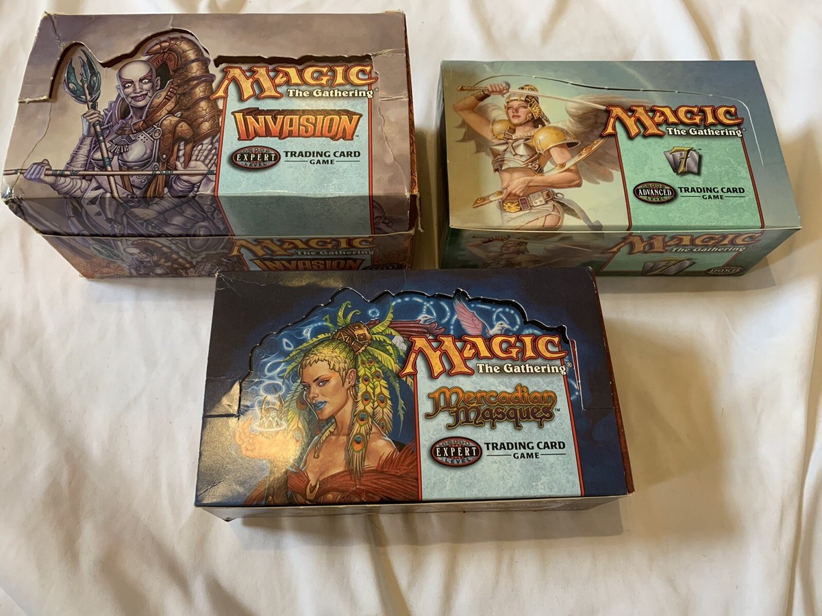 MTG Mercadian Masques Invasion 7th Edition Empty Booster Boxes | eBay MTG Mercadian Masques Invasion 7th Edition Empty Booster Boxes | eBay
