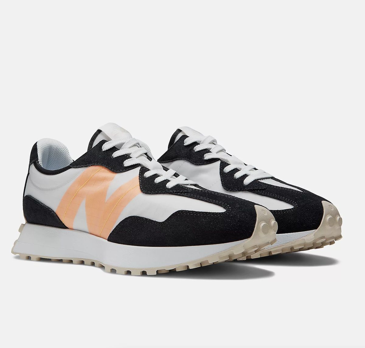 New Balance White Men's The intelligent choice 327 running 70's