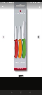 Gemüsemesser Set 3-teilig Swiss Classic Victorinox, Küchenhelfer, kitchen knife