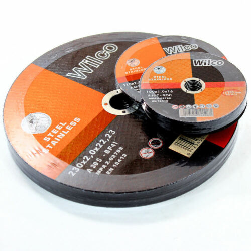 Metal Cutting Discs | Angle Grinder Disc Thin Stainless Steel 100mm 115mm 230mm - Picture 1 of 10
