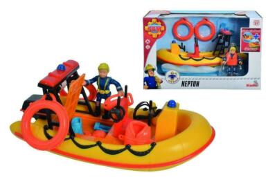 SIMBA 109252571 - FEUERWEHRMANN SAM  - NEPTUNE BOOT + FIGUR # NEU OVP