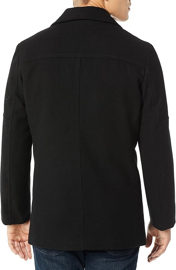 Cole Haan Men's Melton Wool Car Coat SZ M | eBay