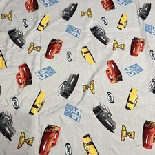 Disney Pixar Cars Twin Sized Flat Bed Sheet Rusteze Racing Center Team 95
