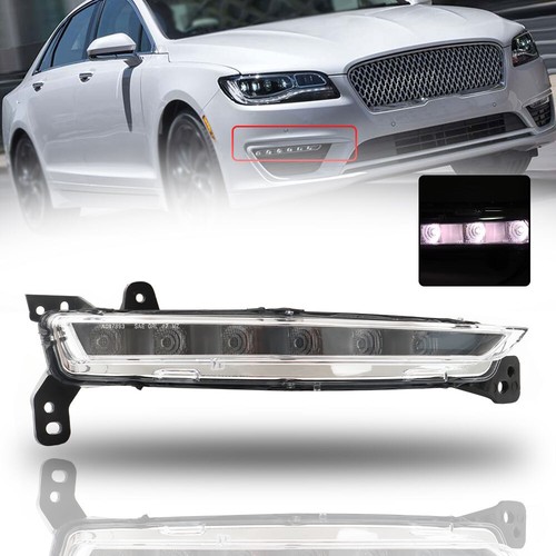 RH Side Front LED Daytime Parking Light Fog Lamp Clear For 2017-2020 Lincoln MKZ - Imagen 12 de 12