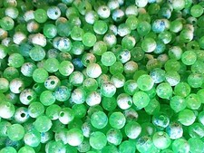 6mm Walleye Rig Custom Beads 100pk,250pk,500pk,1,000pk BLUE SPECKLE SOUR BALL UV
