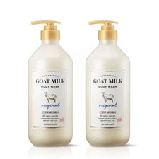Shower Mate Goat Milk Body Wash Original 800ml x2 Set Baby Power Shower Gel
