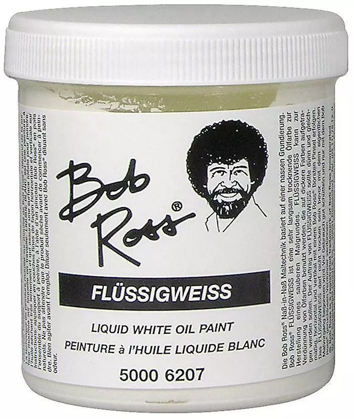 Bob Ross White Liquid Oil Paint 237ml