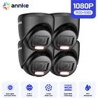 ANNKE 4pcs 1080P Outdoor CCTV Smart Security Camera AI Color Night Vision IP67
