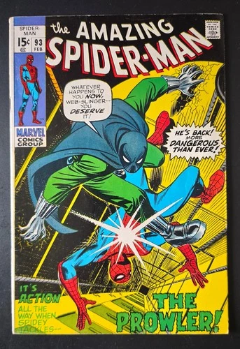Amazing Spider-Man #93 (1971)by Stan Lee & John Romita (RAW/Rating: 7.5)
