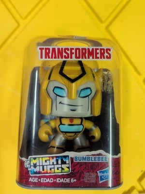 New Hasbro Transformers Mighty Muggs Bumblebee 3 Faces Brand New!
