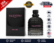 Uomo Born In Roma by Valentino 100ml 3.4 fl oz EDT Cologne Spray New In Box