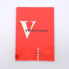 Vitamines livre produits ROCHE 1958  Livre médical , pharmacie, posologie
