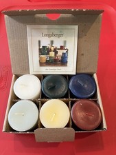 Longaberger Votive Candle Sample Pack 90368 Set of Six Scented Candles