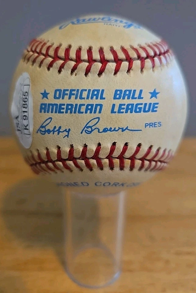 Eddie Murray Autographed Baseball OAL JSA Baltimore Orioles  - Image 2 of 3