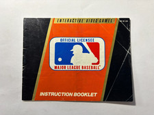 Major League Baseball MLB Manual  Nintendo Entertainment NES  NES-BS-USA Used