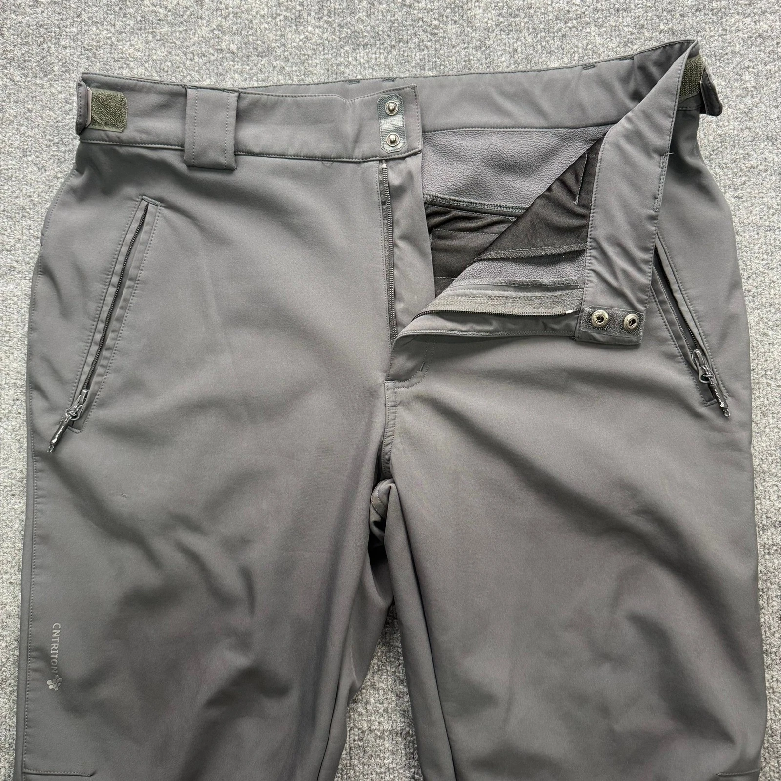 CNTRITION Pants Men's 38W 30L Gray Softshell Fleece Water Resistant Hiking
Opens in a new window or