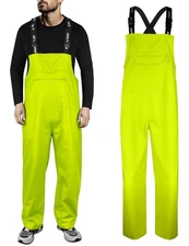 NAVIS MARINE Bib Pants for Men Heavy Duty Workwear Waterproof Ultimate Safety
