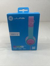 JBuddies Folding Gen 2 Kids Headphones Wired Purple/Teal New In Box Ages 2-12